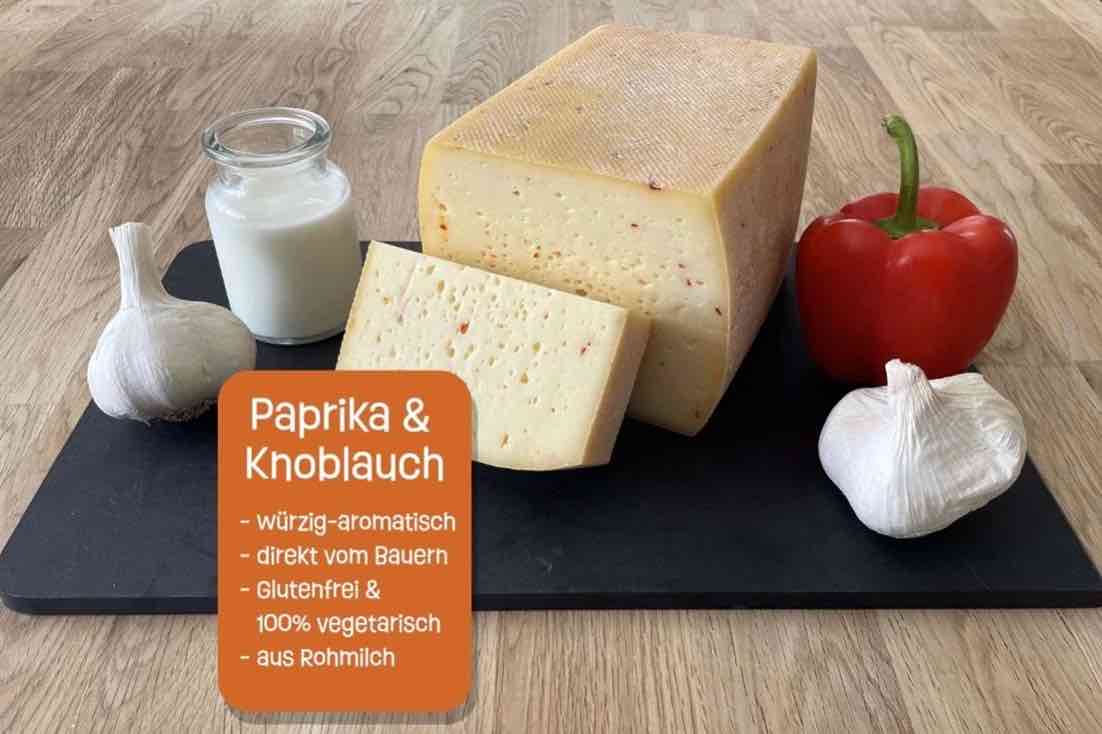 Schnittkäse Paprika & Knoblauch
